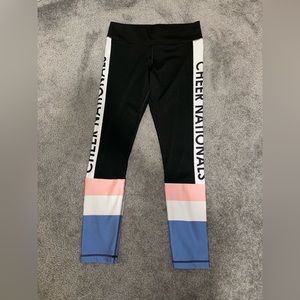 VARSITY dry fit cheer nationals leggings